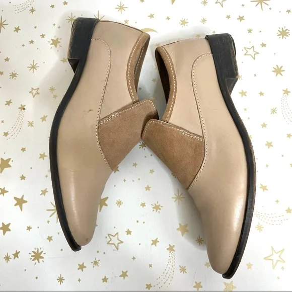 Free People | Brady Blush Pink Leather Suede Loafers Ankle Boots Size 38 - Picture 7 of 15